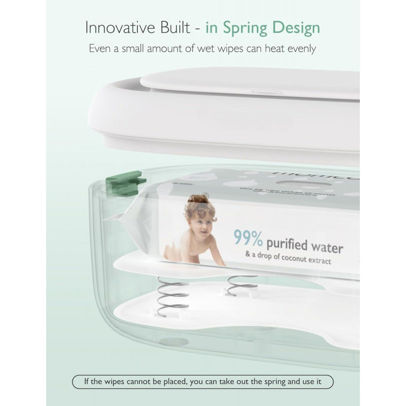Built-in spring mechanism that lifts tissues towards the dispensing opening.