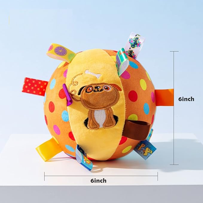 Squeaky Plush Dog Toy for Interactive Play