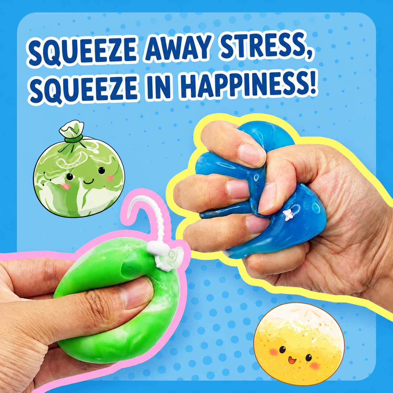 Squishy Ball Making Kit with Colorful DIY Materials