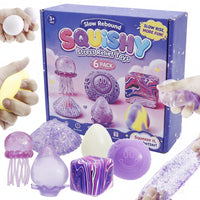 Squishy toy gift set with soft squeeze design