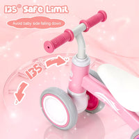 Stable four-wheel ride-on toy for toddlers