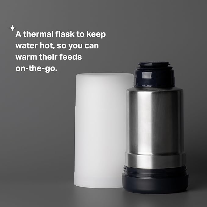 Stainless Steel Baby Bottle Warmer Flask With Leak Resistant Lid