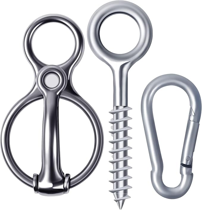 Stainless steel horse tie ring accessory