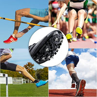 Stainless steel sprint spikes for superior traction and stability on tracks