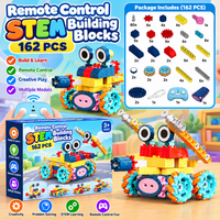 STEM construction toy displaying large interlocking building bricks.