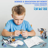 STEM science robot kit solar energy learning toy