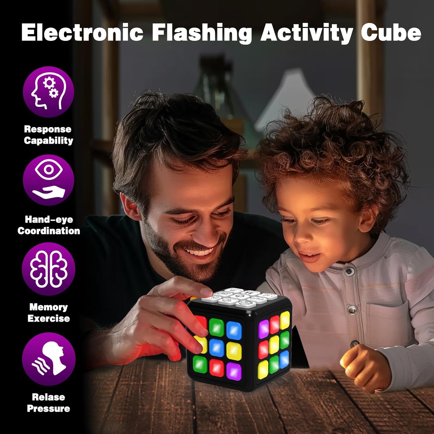 STEM sensory game cube for children ages 6 to 13