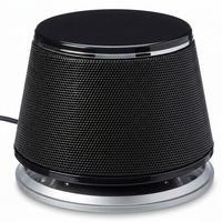 Stereo Computer Speakers 2.0 Front View Black