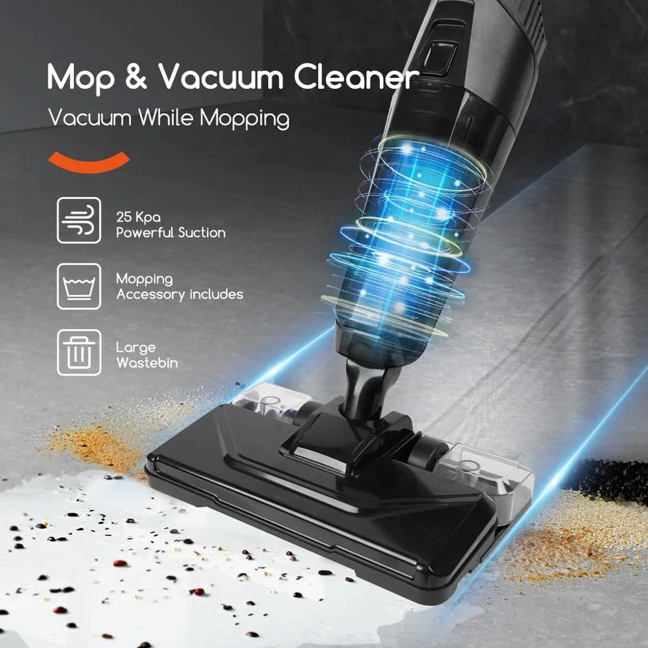 Stick and handheld vacuum cleaner for multiple surfaces