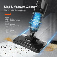 Stick and handheld vacuum cleaner for multiple surfaces