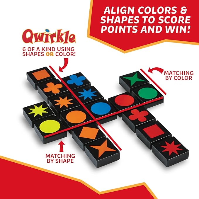 Qwirkle strategy game by MindWare for kids and adults