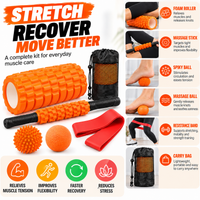 Fitness stretching strap suitable for controlled flexibility and yoga routines.