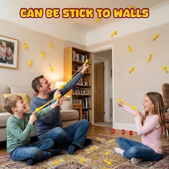 Stretchy rubber chicken toys for Easter gift bags and events