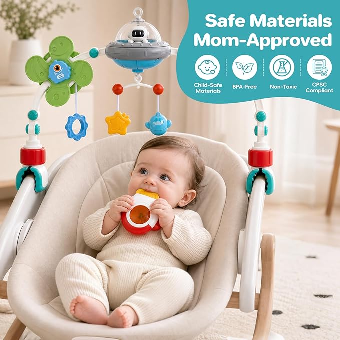 Stroller Hanging Toy With Musical Feature For Babies