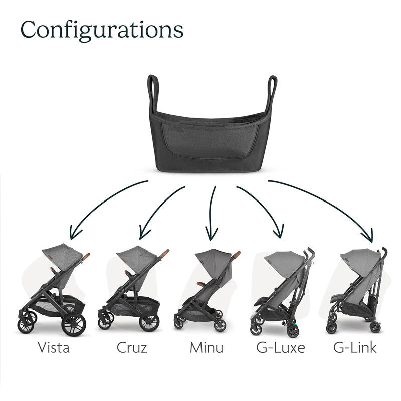 adjustable stroller organizer straps for secure and universal fit