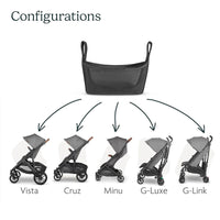 adjustable stroller organizer straps for secure and universal fit