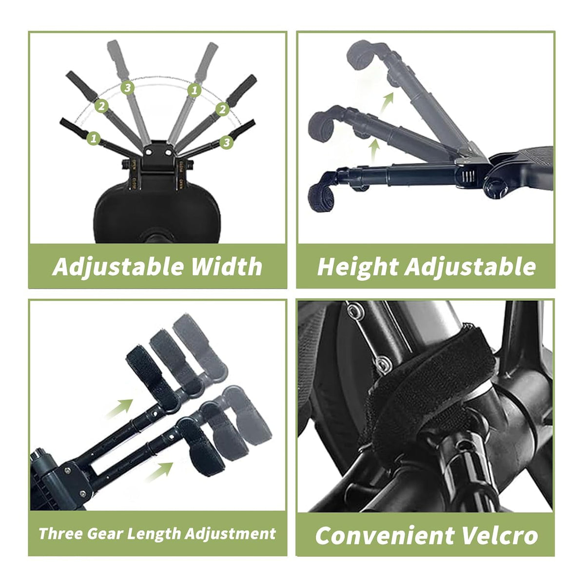 Stroller sibling board attachment with removable seat for family outings