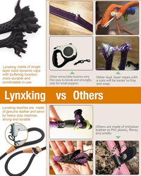 strong dog slip lead leash for obedience training