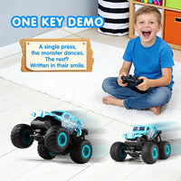 Stunt truck with built-in lighting effects