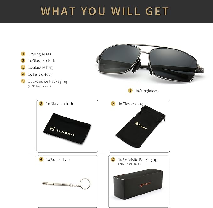 Stylish rectangular frame sunglasses for modern casual wear