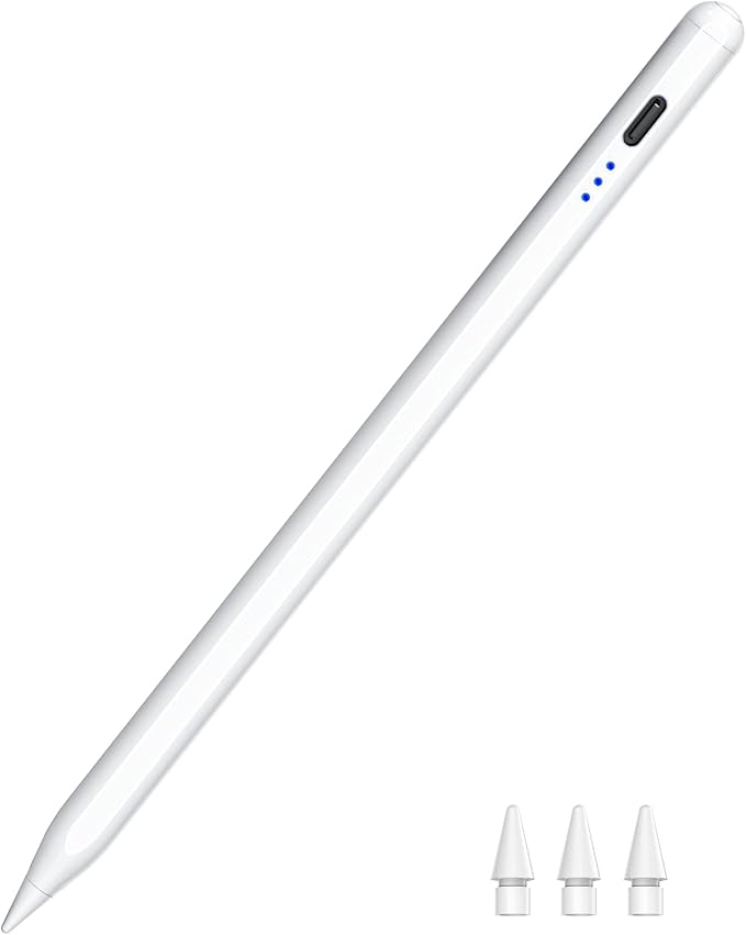 stylus pen for white digital pencil front view fast charging