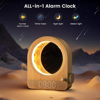 white noise machine with sunrise alarm clock