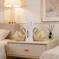 Swan Bookshelf Decoration Piece For Reading Rooms And Office Spaces