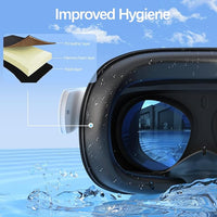 Sweatproof vr face pad for comfortable long gaming sessions
