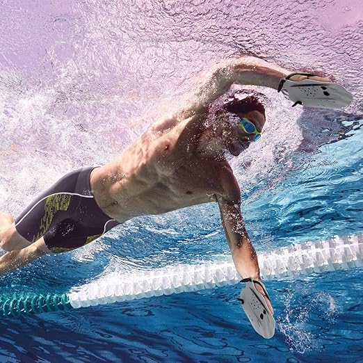 Swim resistance paddles for building arm strength and speed