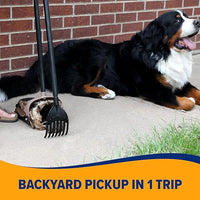 Swivel bin design on a dog cleanup scoop