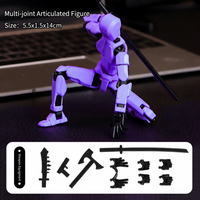 T13 and Nova Titan action figures with movable joints for flexible posing