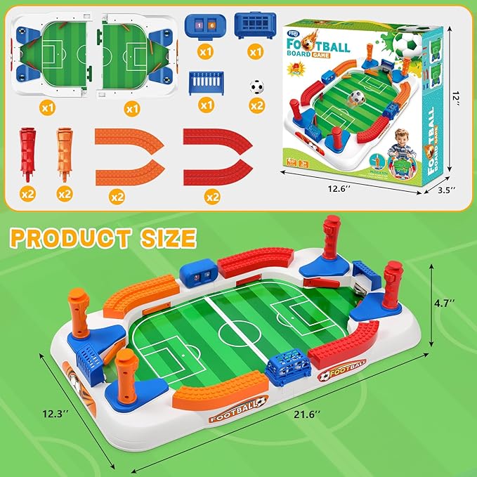 Tabletop soccer game for family fun