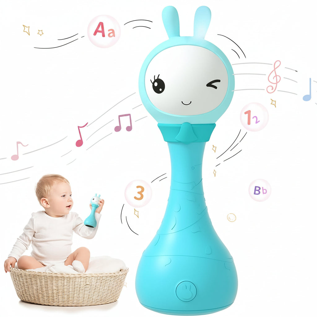 alking and singing baby musical rattle with interactive voice playback feature