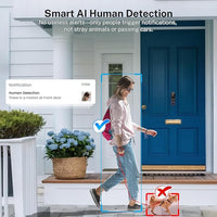 Two-way audio for communication with visitors through the Wi-Fi video doorbell, allowing you to speak and listen remotely