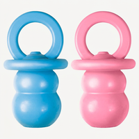 teething puppy pacifier toy durable natural rubber design