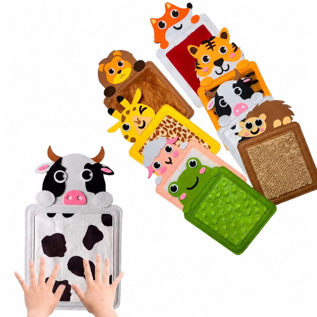 Textured sensory activity mats for kids tactile pla