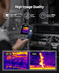 Device being used to observe temperature differences