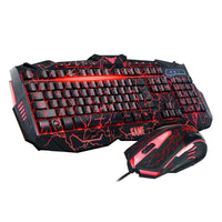 3-color backlit keyboard and mouse set