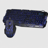Full-size keyboard with three-colour backlit keys