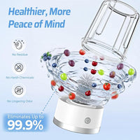 Electric fruit washer with convenient three minute operating cycle