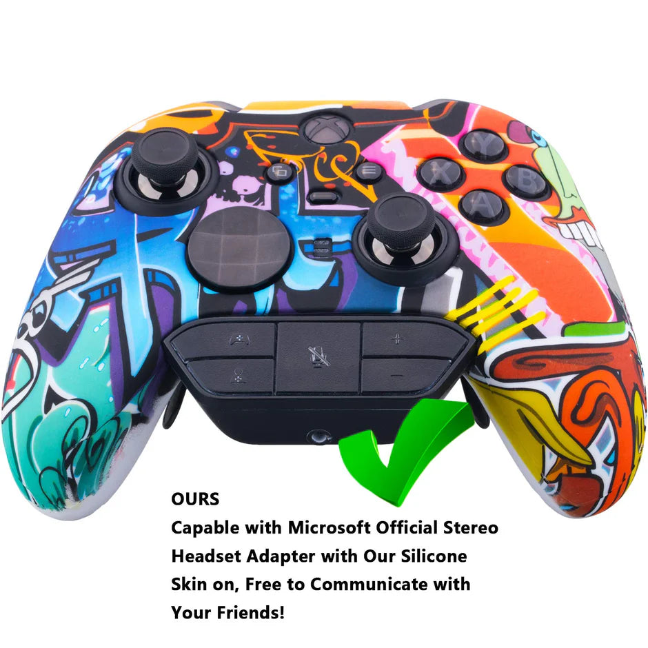 Thumb grip analog caps set for compatible game controller sticks
