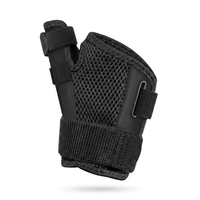 Front view of adjustable thumb stabilizer for left or right hand
