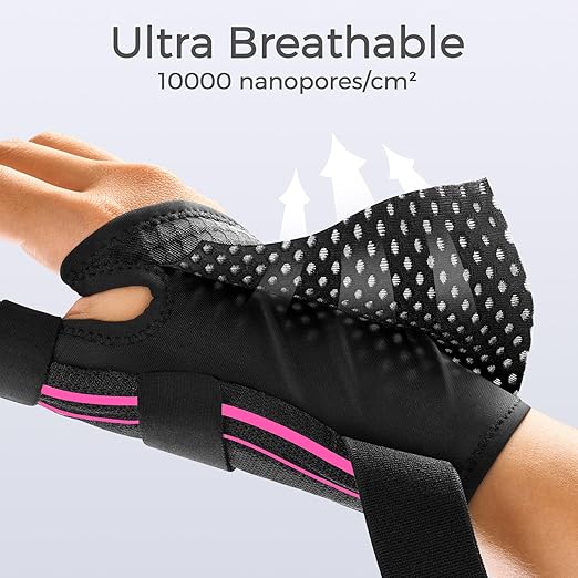 Adjustable thumb stabilizer for left hand use