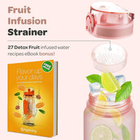 Time marker drinking bottle for regular daily water routines
