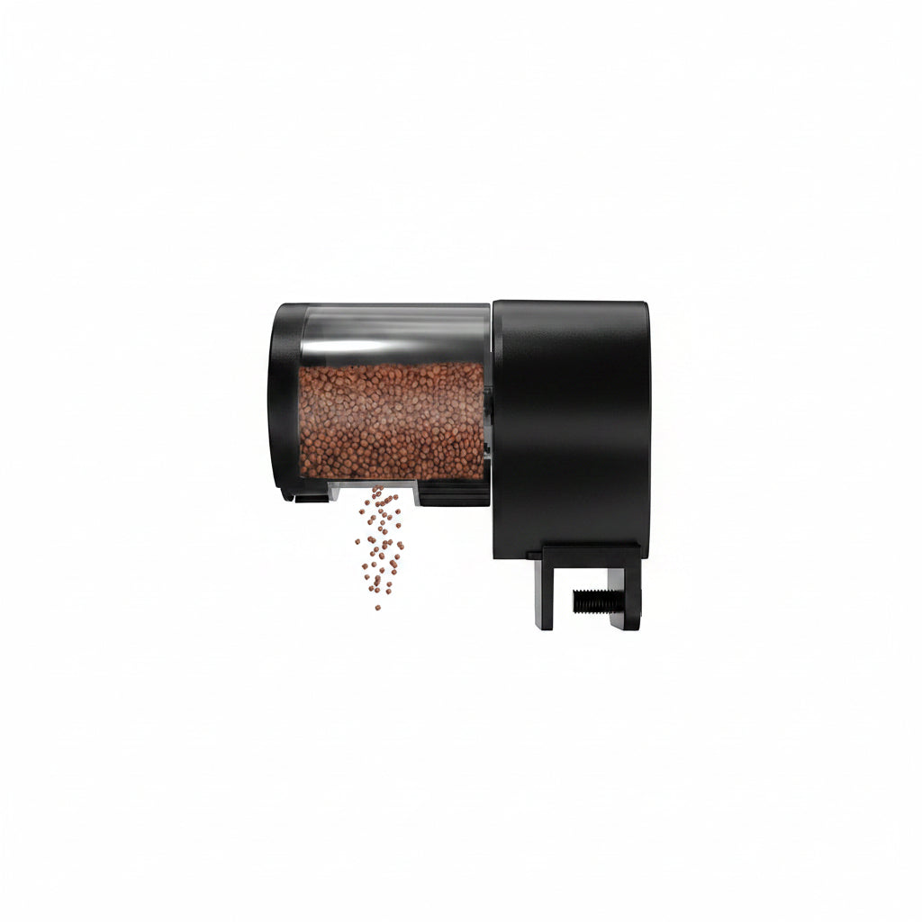 Timed Fish Food Dispenser for Aquarium Feeding