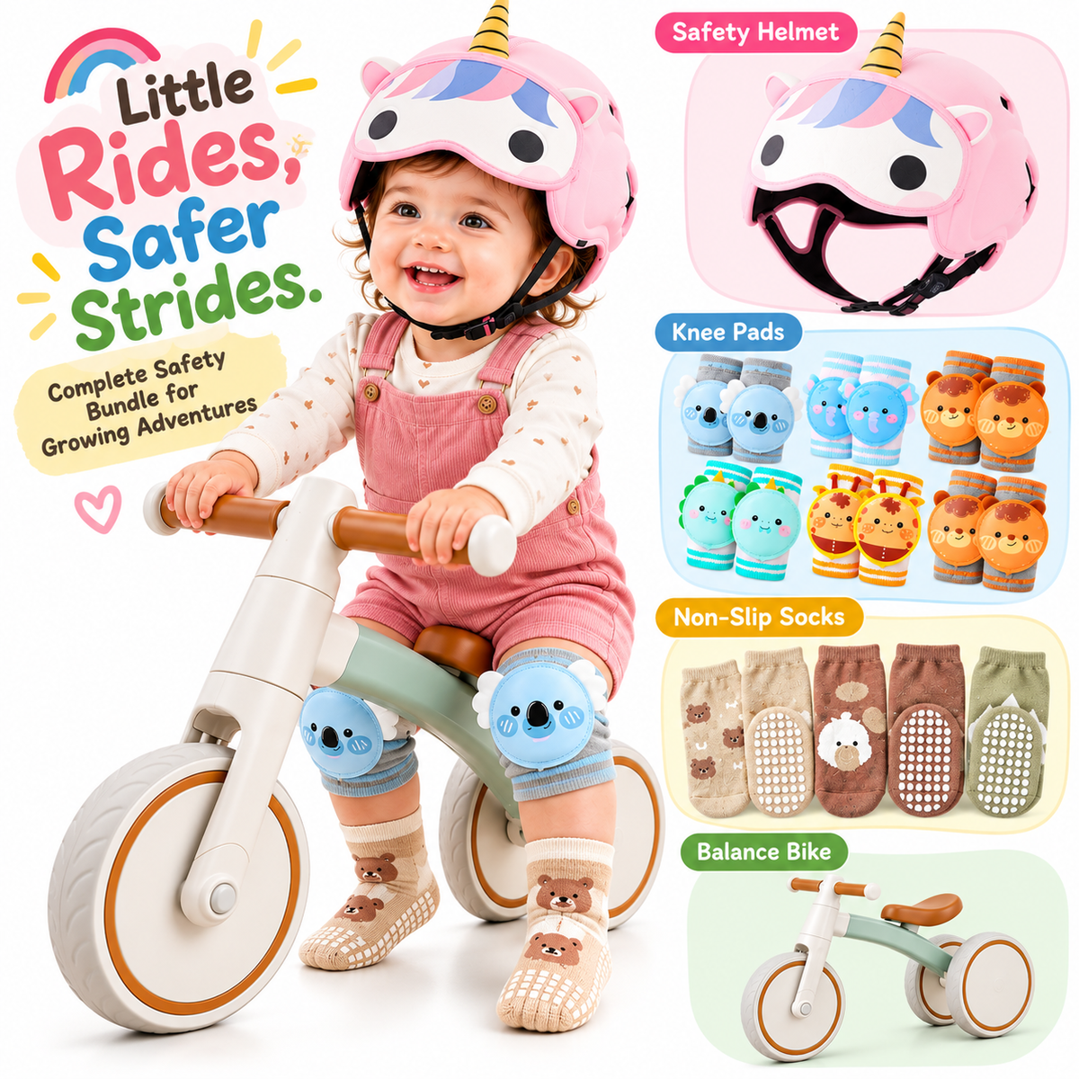 Baby First Steps & Ride Safety Bundle