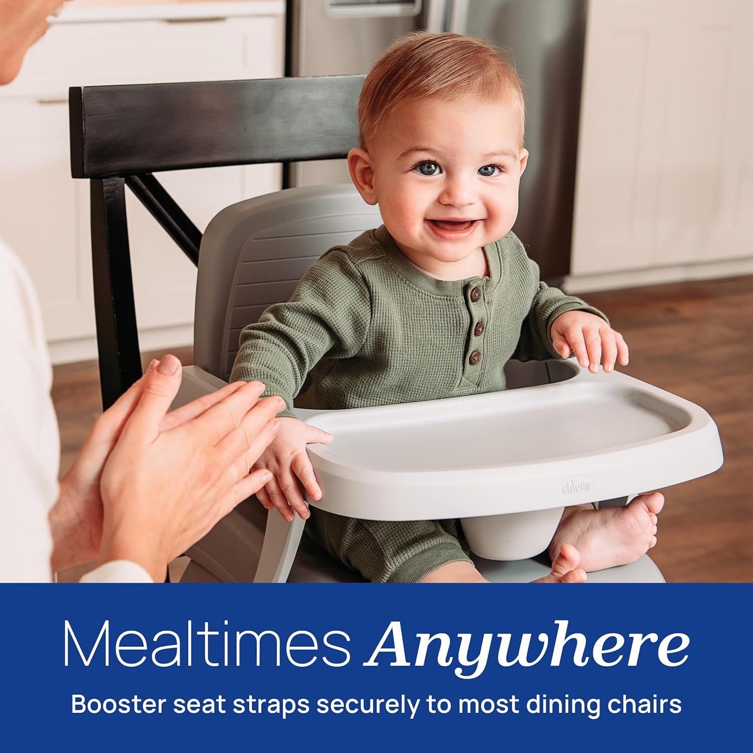 Toddler Chair Mode of the 3-in-1 Booster Seat, Perfect for Independent Sitting