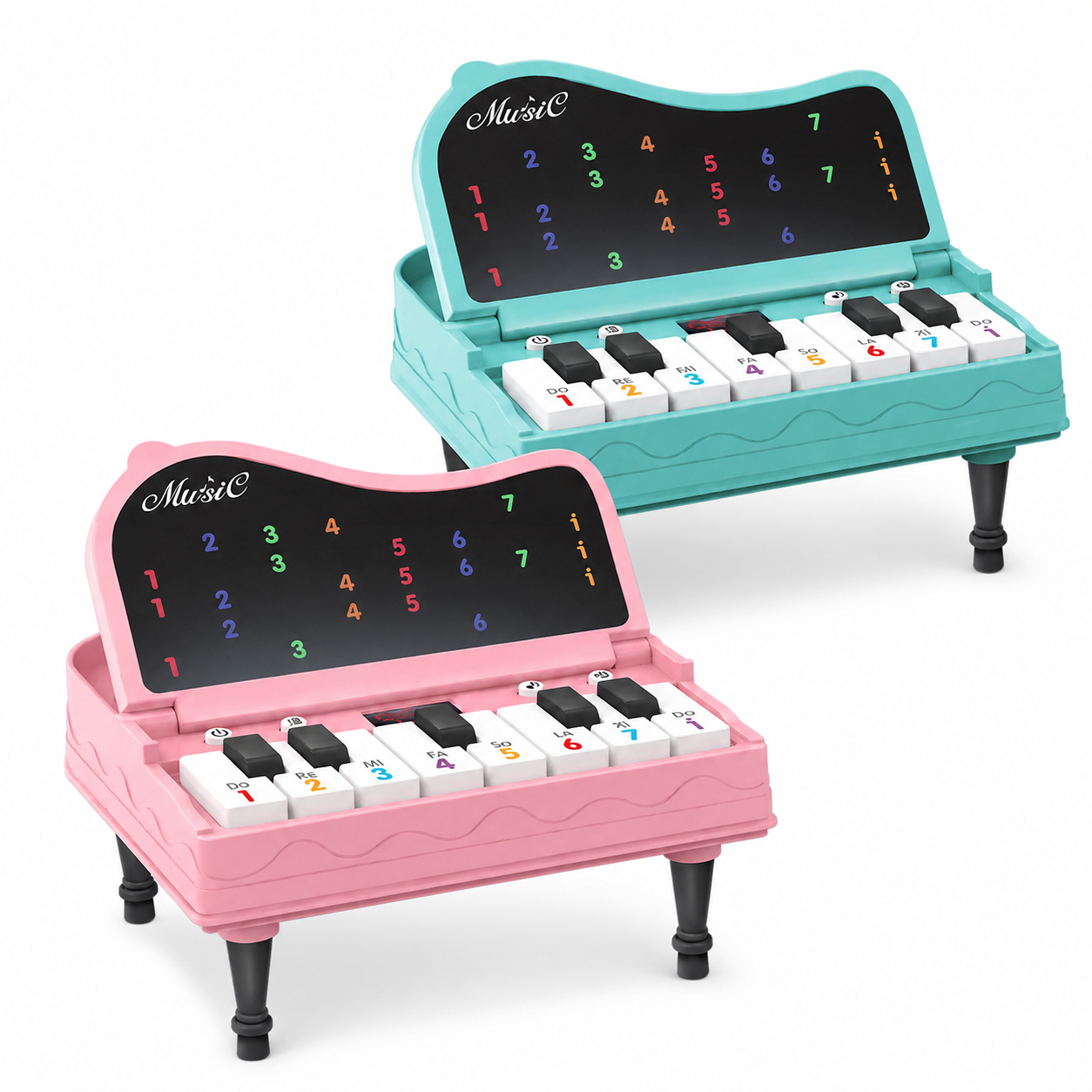 Toddler electronic piano toy for sound exploration and rhythm play