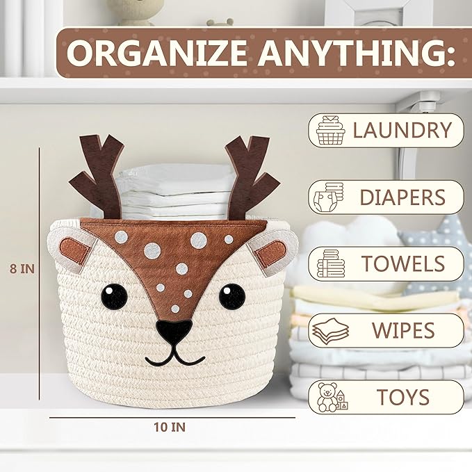 Lightweight toddler laundry basket for nursery or home use