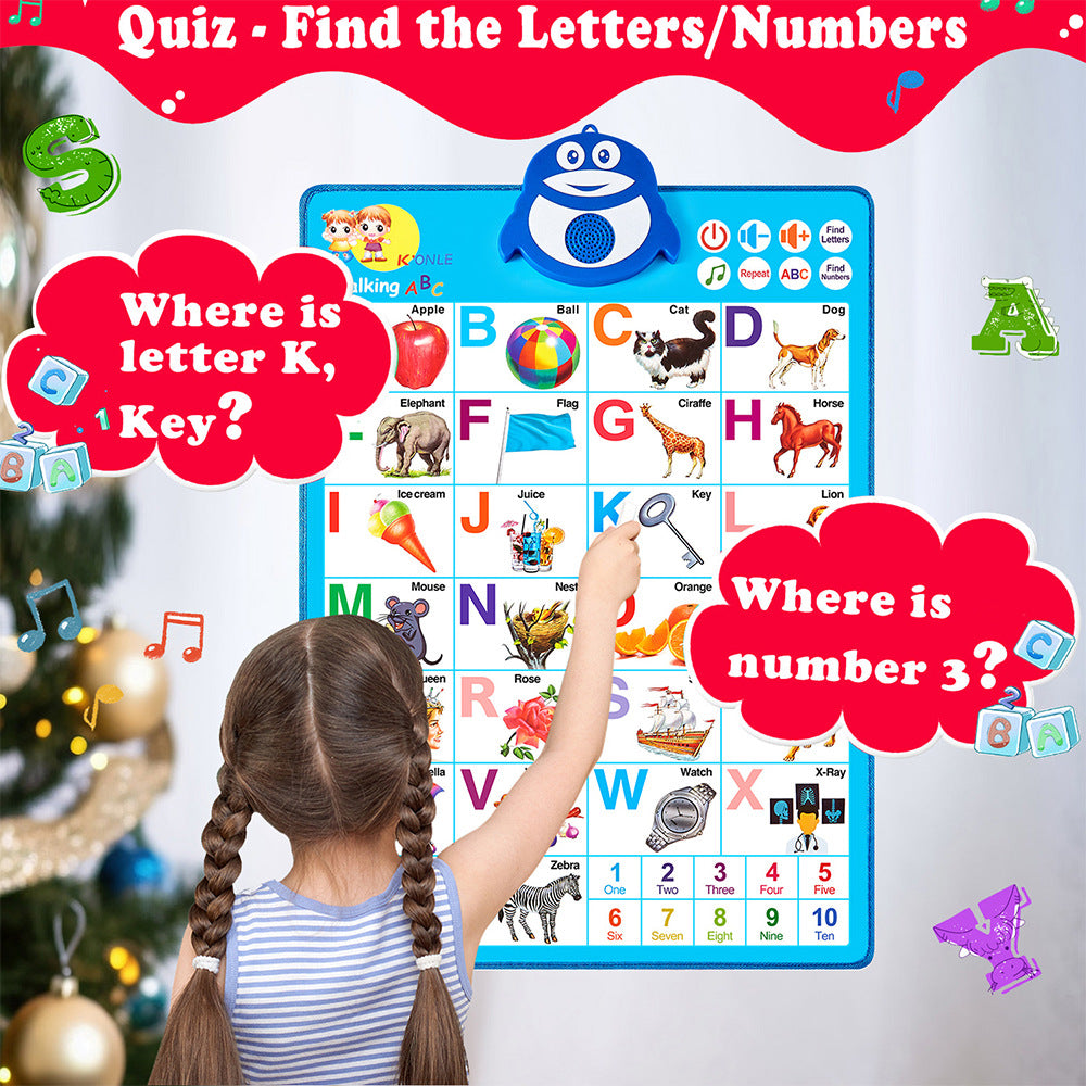 Toddler learning alphabet chart interactive educational toy